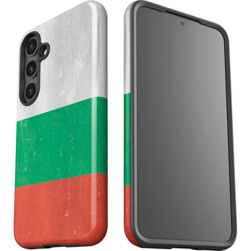 Bulgarian Flag Distressed Galaxy S25 Impact Case